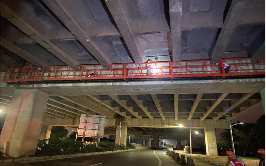 上海G1501高速公路桥大修工程桥梁顶升工程