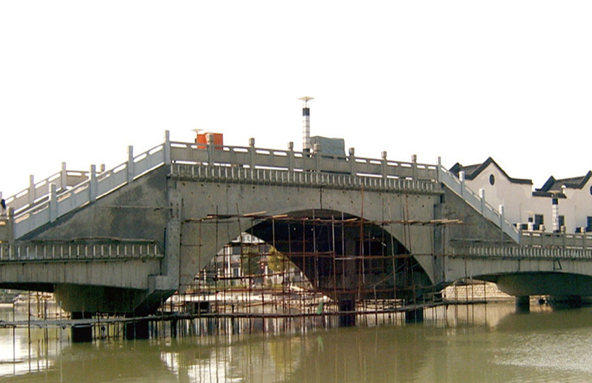 安徽池州市汇景桥整体顶升工程
