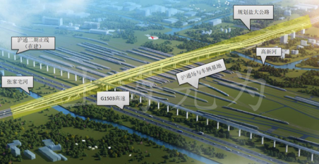 上海市下盐公路北幅顶升段顺利顶升到位